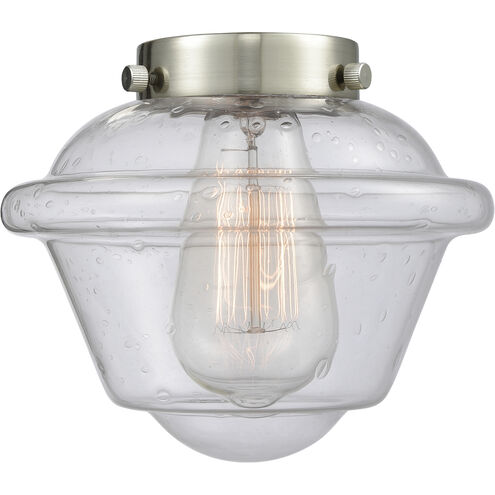 Franklin Restoration Oxford 1 Light 7.5 inch Brushed Satin Nickel Mini Pendant Ceiling Light in Incandescent, Seedy, Franklin Restoration